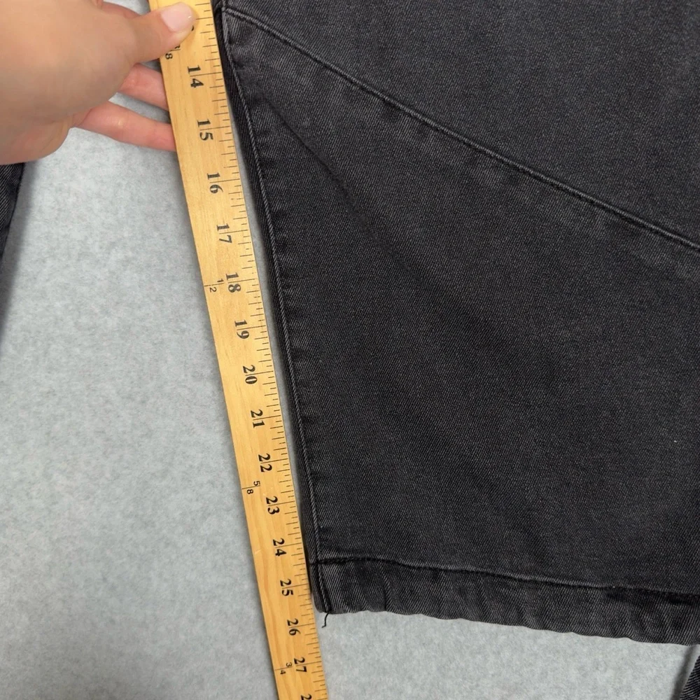 Madden NYC Jeans Womens 18‎ Gray Drawstring Cropped Streetwear - Picture 7 of 11